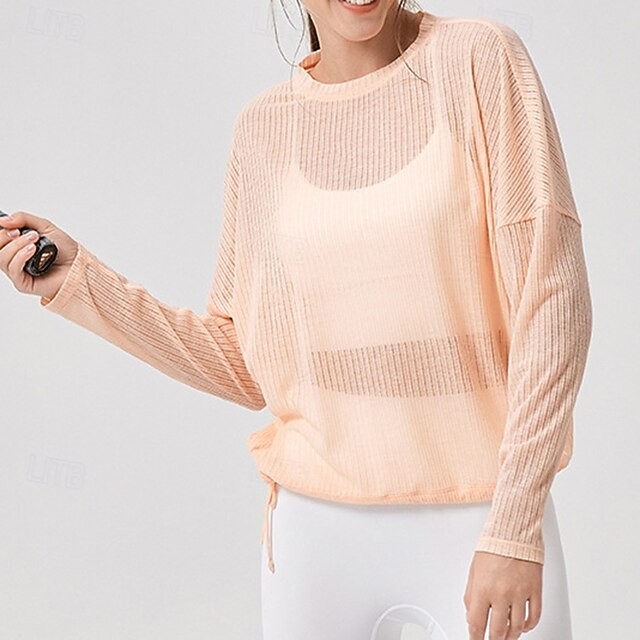 Women's Activewear Yoga Shirts Workout Tops Crew Neck