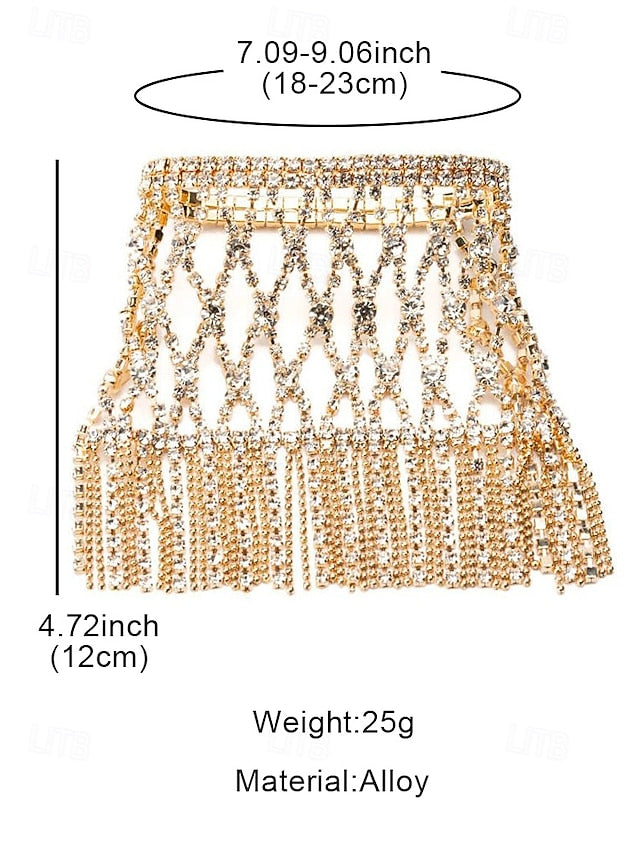 Women's Luxury Crystal Bracelet Chain – Rhinestone Hand