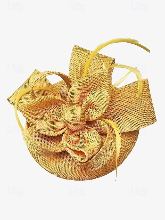 Accents and Women's with Hat Bow Fascinator Green Feather