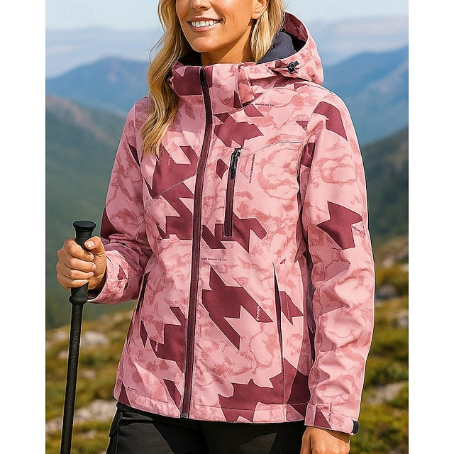 Women's Windbreaker Softshell Jacket Hiking Jacket Outdoor