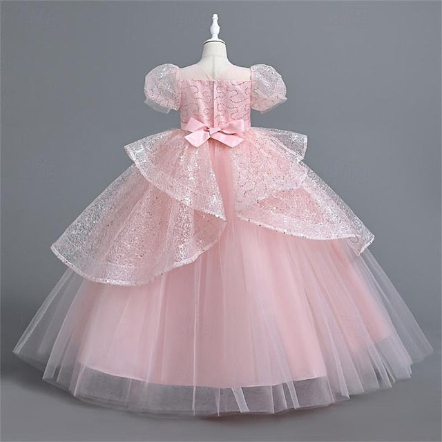 Girls' Performance Girl Party Wedding Dress Flower