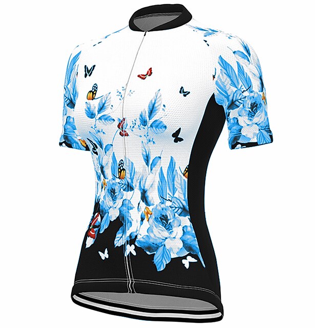 Women's Cycling Jersey Butterfly Floral Botanical Flower