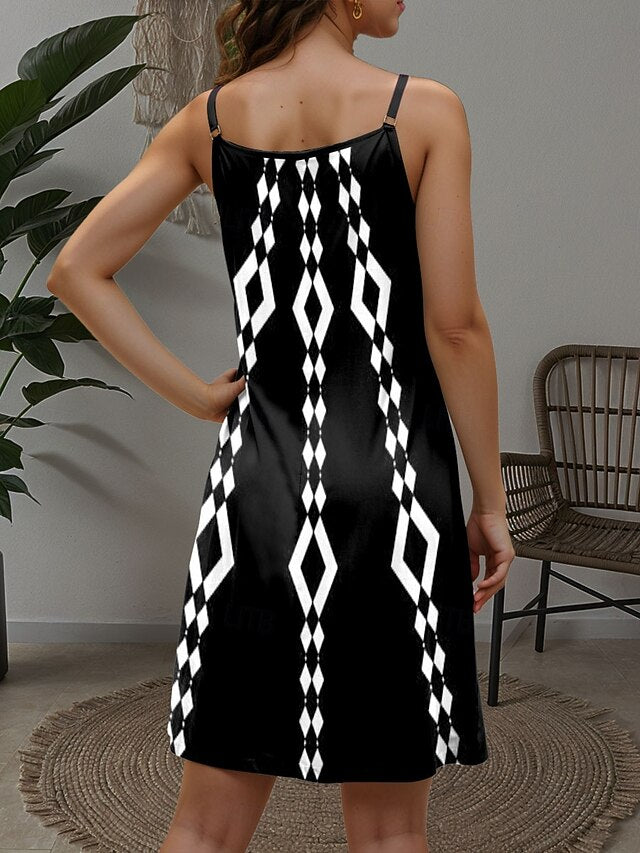 Women's Mini Dress Sundress A Line Dress Slip Dress Off The