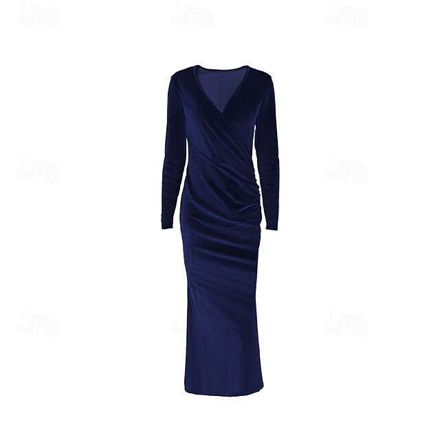 Women's Long Dress Maxi Dress Christmas Dress Velvet Dress