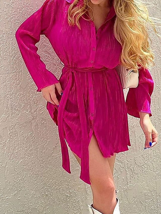 Women's Long Dress Maxi Dress Shirt Dress Casual Dress