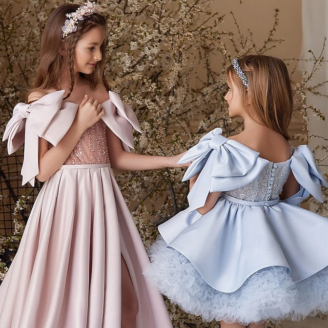 Gown Girl Princess Dress Girls' Evening Flower Formal