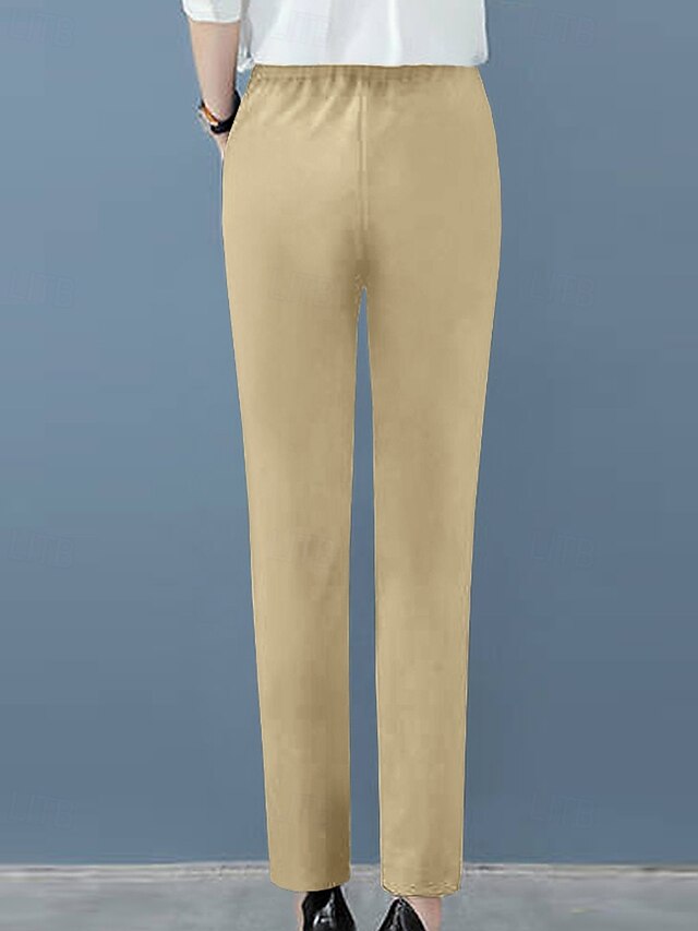 Women's Tapered pants Chinos Streetwear Casual Ankle-Length