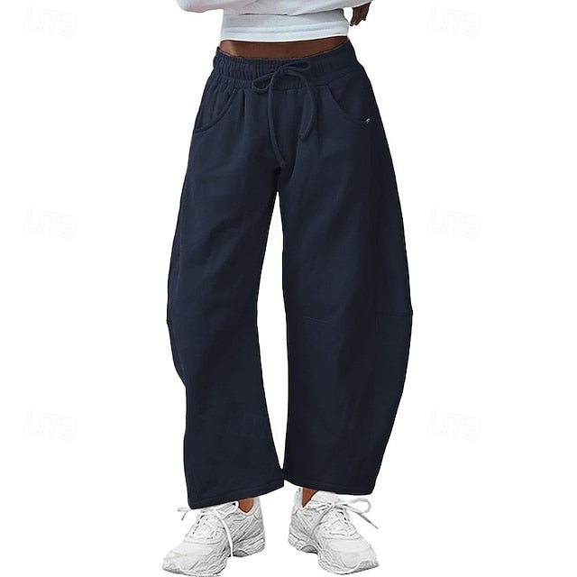 Women's Active Culottes Wide Leg Chinos Vacation Streetwear