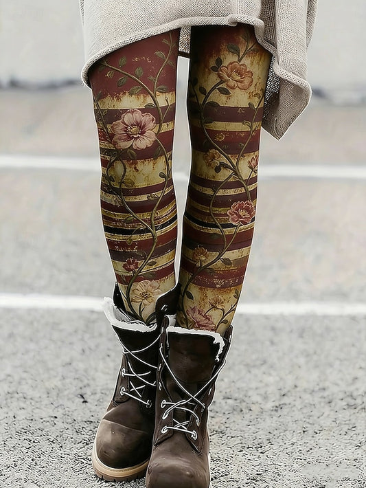 Women's Leggings Cozy Leggings Vacation Vintage Ethnic