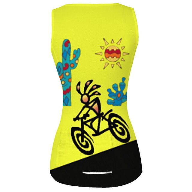 Women's Cycling Vest Cycling Jersey Graphic Sleeveless Bike