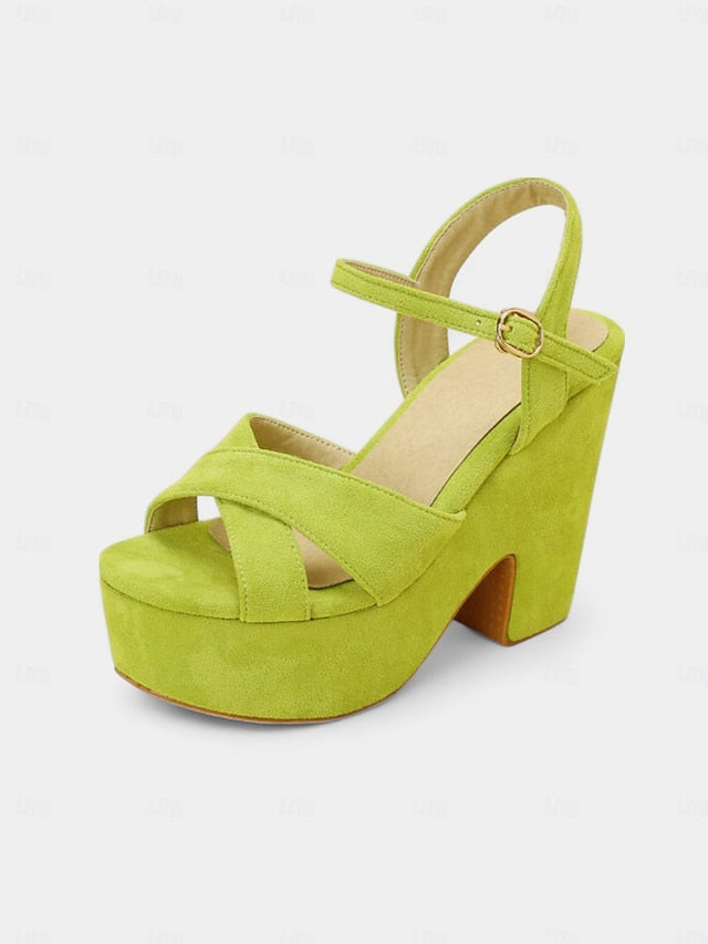 Platform Pink Strap Women's Suede Ankle with Sandals Hot -