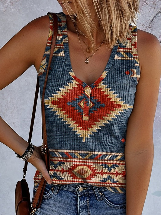 Women's Camisole Tank Top Print Graphic Geometric Vintage