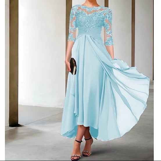 Mother Dress Size Elegant Wedding Plus Bride of Guest the A-Line