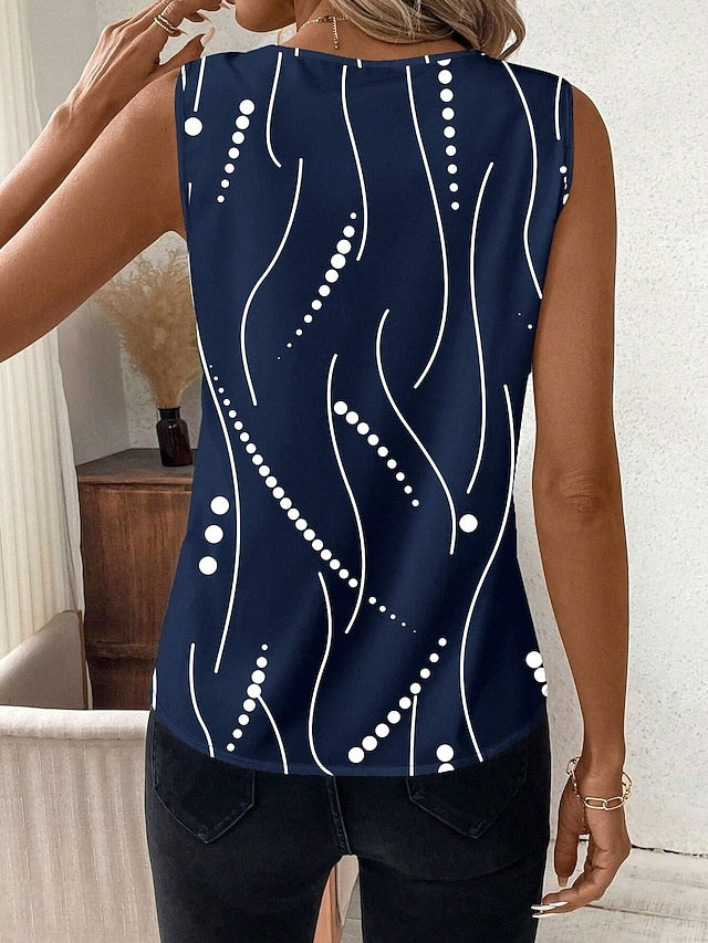 Women's Camisole Tank TopGraphic Polka Dot Stylish Casual