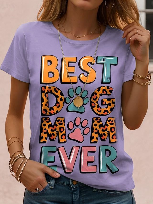 Thanksgiving Day Women's T Shirt Print Graphic Animal Dog