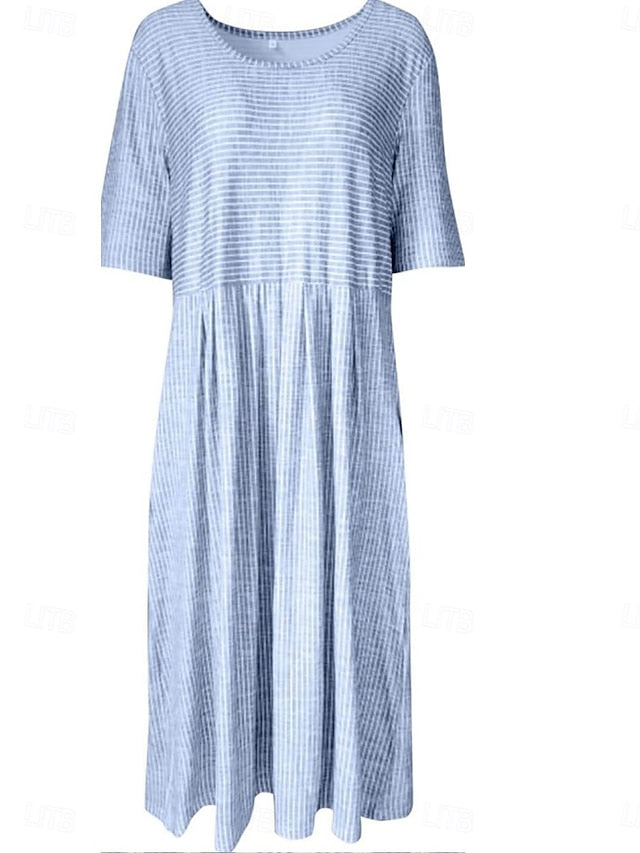 Women's Midi Dress Casual Dress A Line Dress Elegant