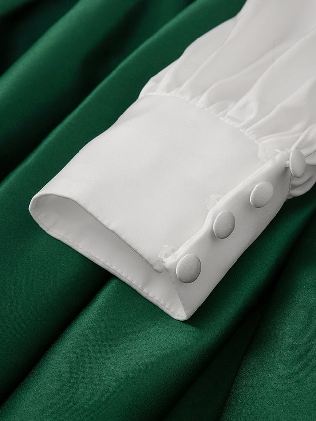 Evening Gown Formal High Guest Split A-Line Floor Dress Wedding