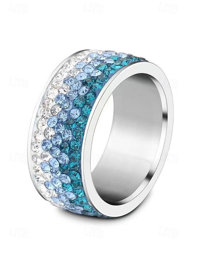 – Ring Stainless Stylish Red Steel Christmas Men's