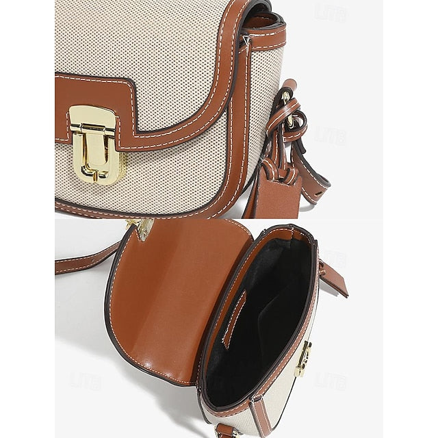 – Bag Trim Vintage Women's Crossbody Leather Small