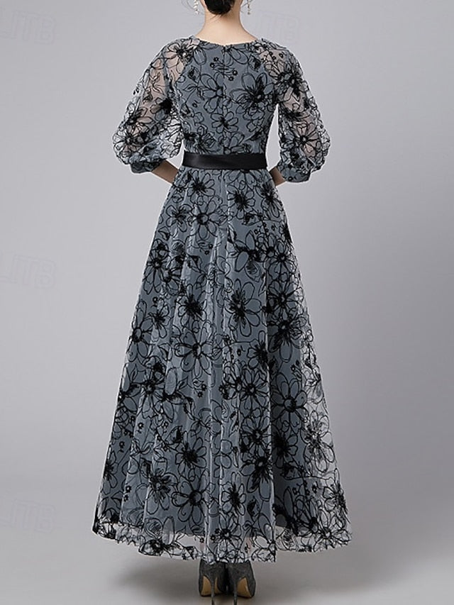 the Mother Bride Formal of Dress Elegant A-Line Vintage