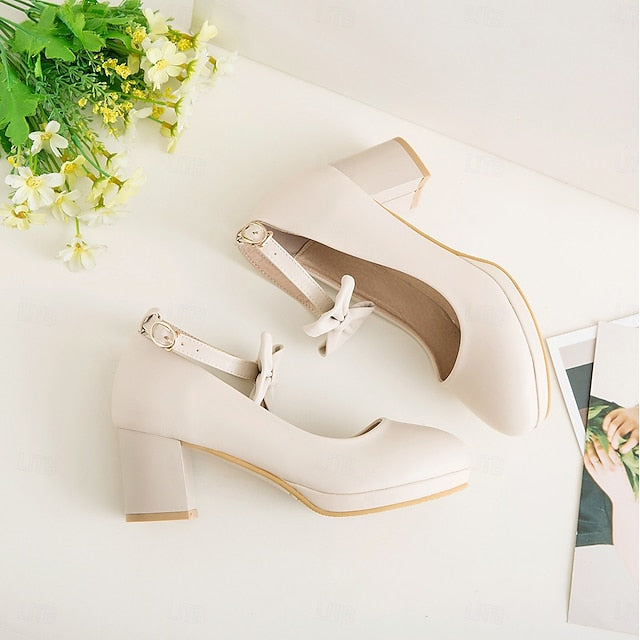 Perfect Jane Bow Weddings - Mary for Shoes Girls' White