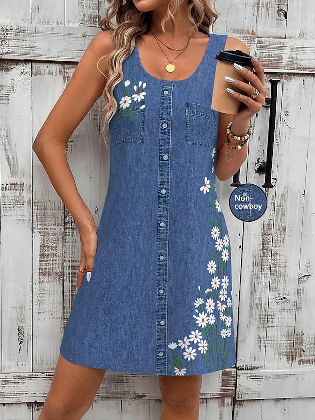 Women's Mini Dress Sundress A Line Dress Summer Dress