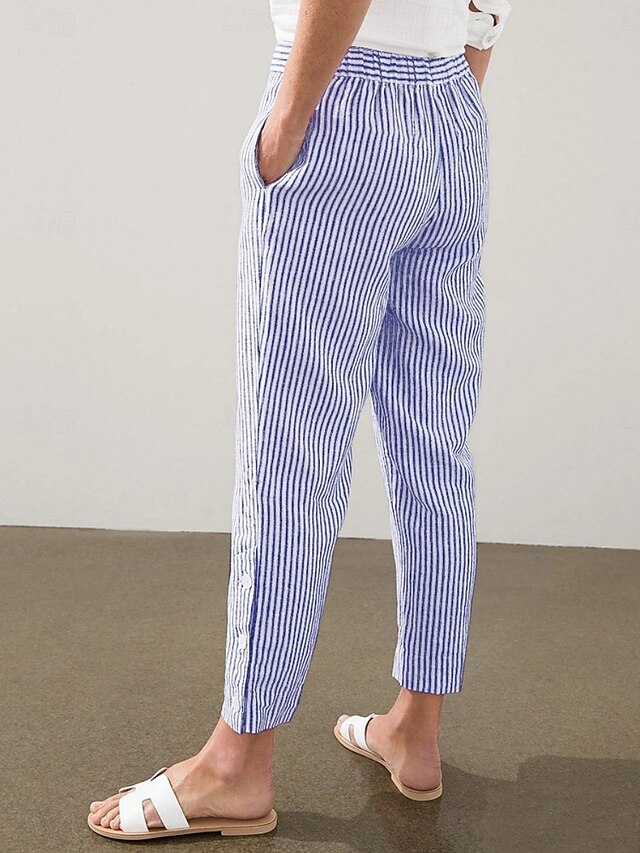 Women's Chinos Straight Vacation Fashion Streetwear Full