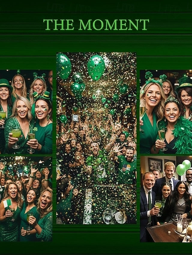 St. Patrick's Day Women's T Shirt Shamrock Casual