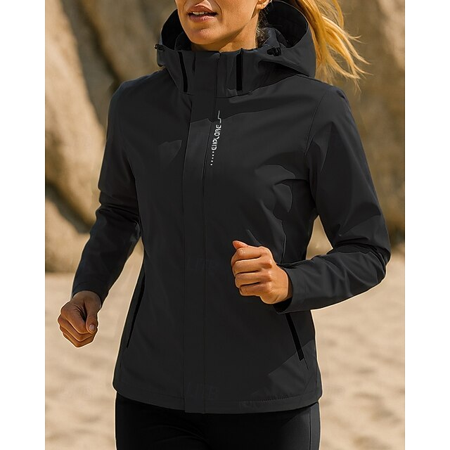 Women's Running Jacket Outdoor Jacket Drawstring Pocket