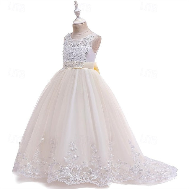 Princess Kid's Girl Girls' Flower Dress