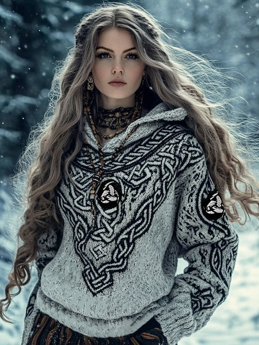 Women's Viking Vintage Sweater Vintage Daily Casual