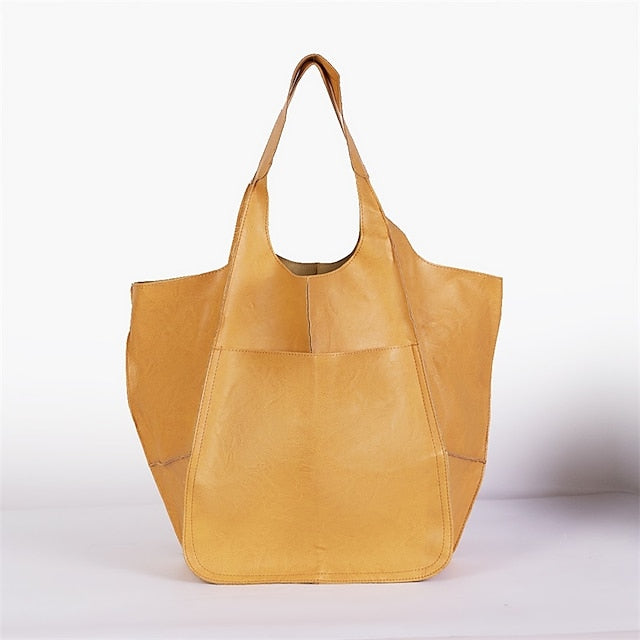 Damen Herren PU Party Ledertasche Schultertasche Handtasche