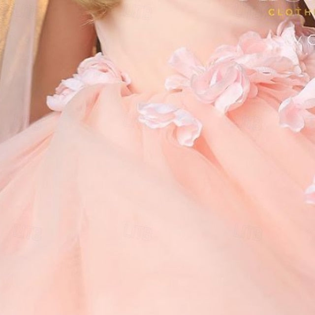 Girl Party Girls' Communion Dress Flower First