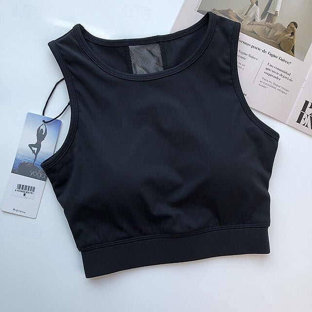 Women's Yoga Bra Pilates Bra Sports Vest Bra Top Breathable