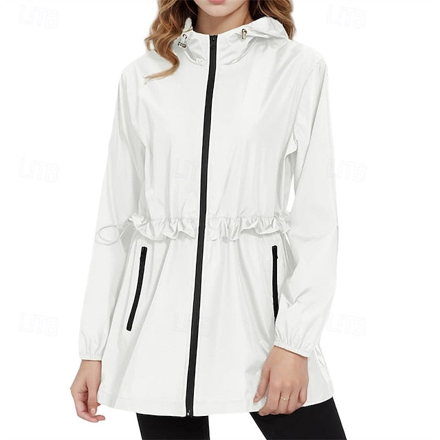 Women's Hiking Jacket Rain Jacket Raincoat Outdoor
