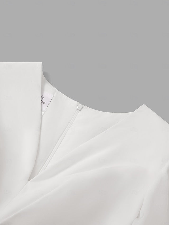 Evening Gown Formal High Guest Split A-Line Floor Dress Wedding