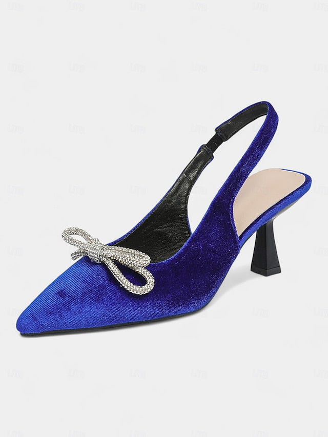 Velvet Toe – Women's Cocktail Pointed Heels Slingback