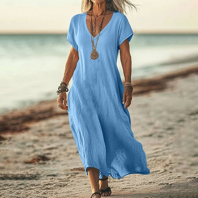 Women's Midi Dress Sundress Summer Dress Casual Daily