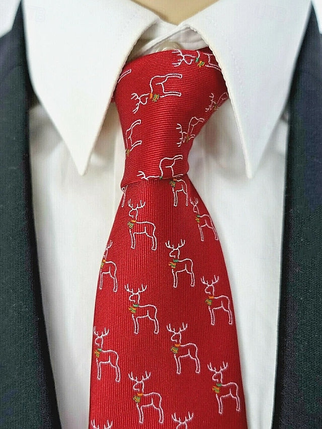 Christmas Santa with Necktie Men's