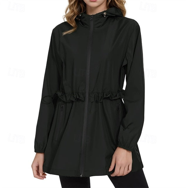 Women's Hiking Jacket Rain Jacket Raincoat Outdoor