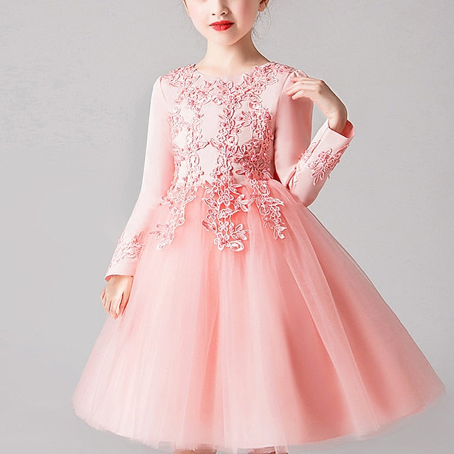 Party Girl Flower Princess Girls' Dress