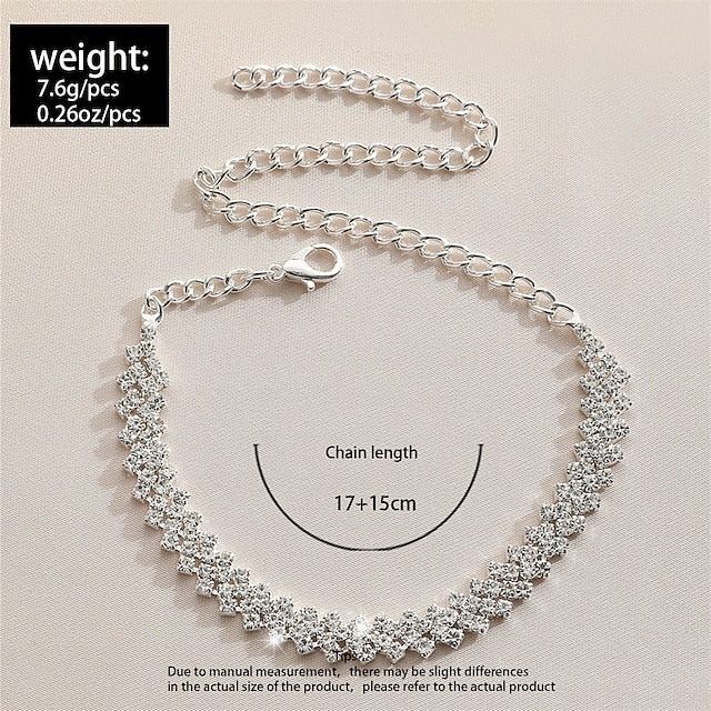 Stilvolle personalisierte Frauen Körper Fußkettchen Künstlerische