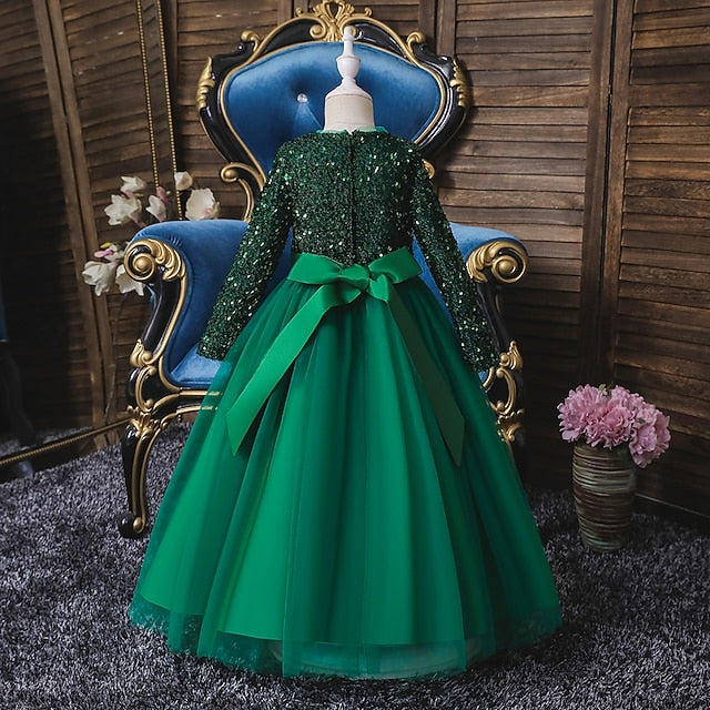 Flower Girl Girls' Performance Dress Party