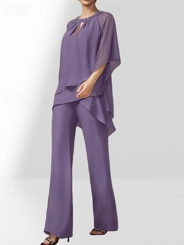 of Two Guest Pantsuit Piece Bride the Dress Mother Wedding