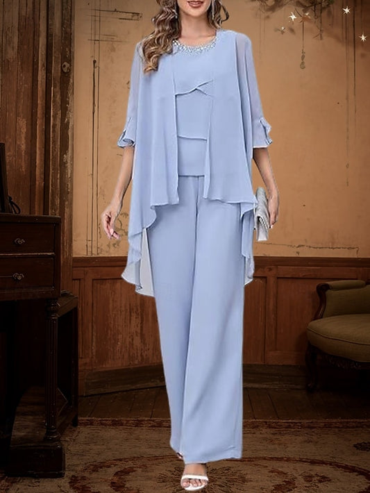 of Elegant Mother 3 Dress the Pantsuit Piece Simple Bride