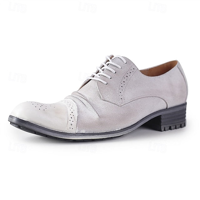 Genuine Oxford Leather Vintage – Men's Brogue Shoes
