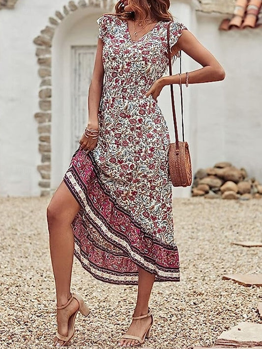 Women's Midi Dress Casual Dress A Line Dress Boho Dress