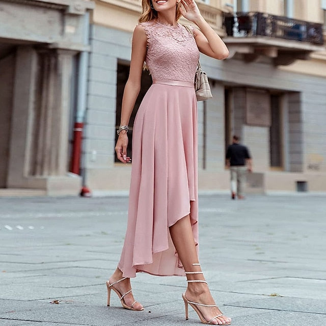 Women's Midi Dress Party Dress Cocktail Dress Wedding Guest