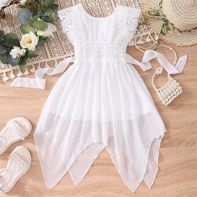 Kid's Lace Princess Girls' Flower Dress Girl