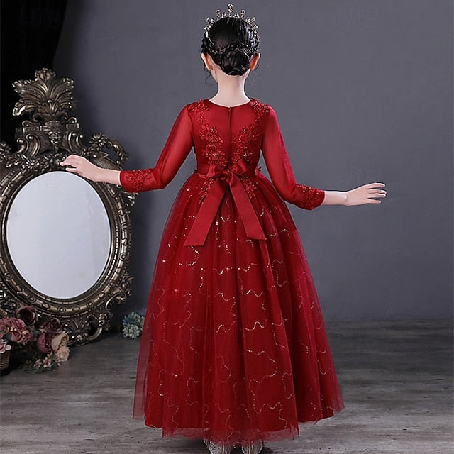 Girls' Princess Dress Kid's Girl Flower
